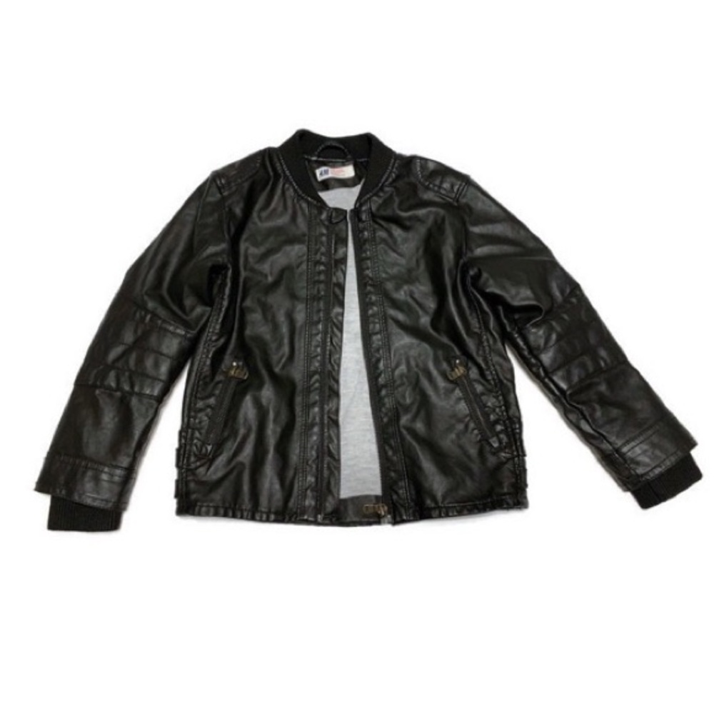 📌📌SOLD📌📌 Kids black (leather like) jacket